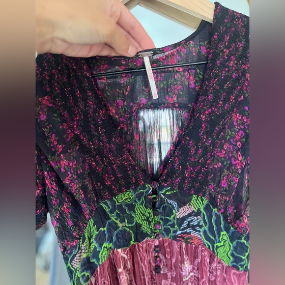 Free People Bohemian Floral Dress - Picture 7 of 7